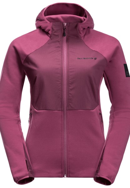 Tasman Hybrid Fz W Jack Wolfskin Fashion Violet Kwarts
