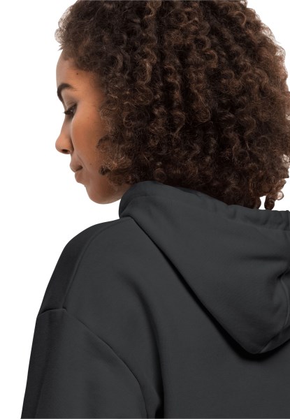 Jack Wolfskin Zwart Origineel Essentieel Hoody W