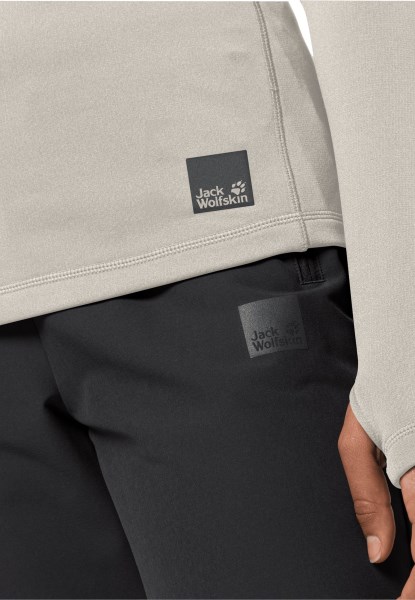 Fiets Woon-werkverkeer Halfzip W Jack Wolfskin Merken Winter Parel