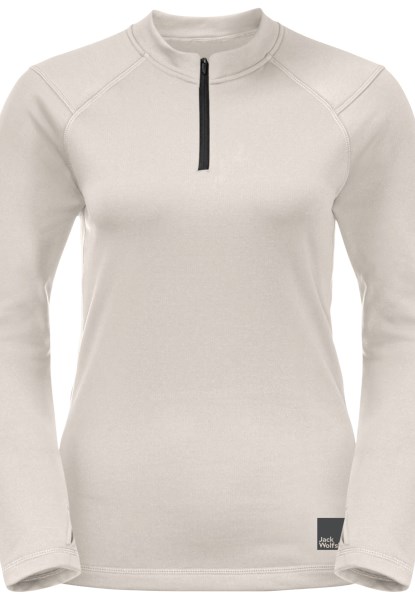 Fiets Woon-werkverkeer Halfzip W Jack Wolfskin Merken Winter Parel