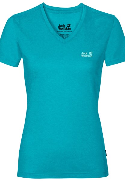 Jack Wolfskin Crosstrail T Dames Donker Aqua Nieuw