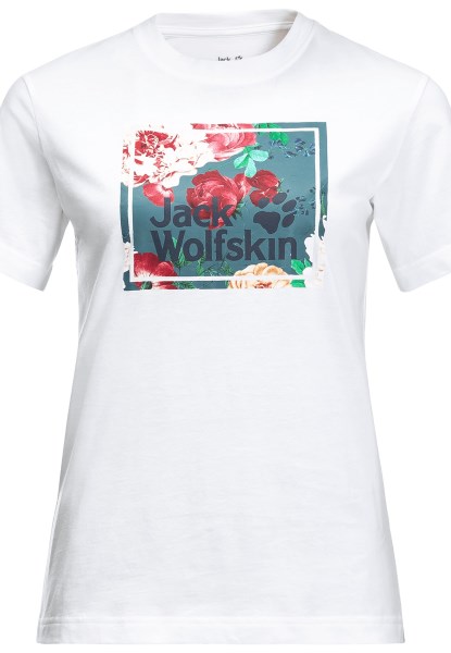 Bloemenlogo T W Jack Wolfskin White Rush-collecties