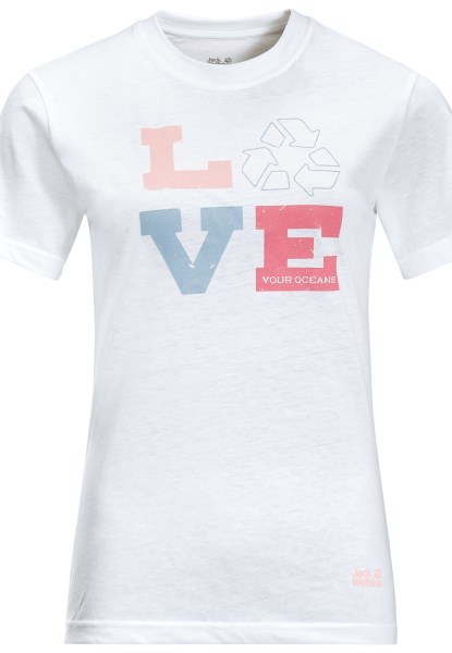 Ocean Love T W White Rush Merk Jack Wolfskin