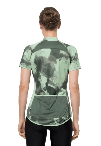 Jack Wolfskin Tourer Halfzip Print T W Collections Hedge Green Allover
