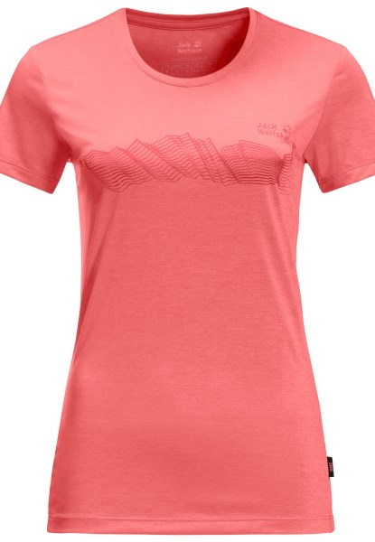 Desert Rose Crosstrail Graphic T W Jack Wolfskin Origineel