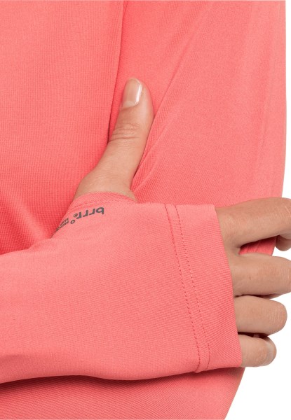 Tasman L/s W Hot Jack Wolfskin Woestijnroos