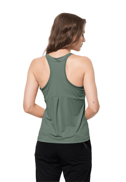 Hedge Green Jack Wolfskin Tasman Tank W Merken