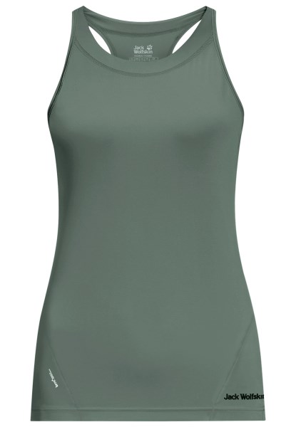 Hedge Green Jack Wolfskin Tasman Tank W Merken