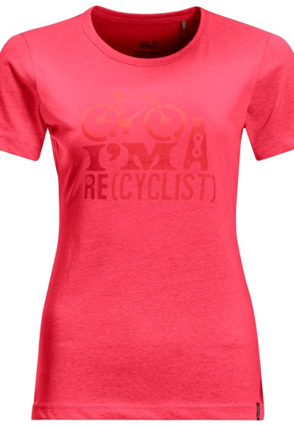 Collectie Ocean Trail T W Tulp Red Jack Wolfskin