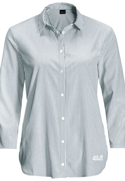 South Port Shirt W Collections Groenblauw Gestreepte Jack Wolfskin