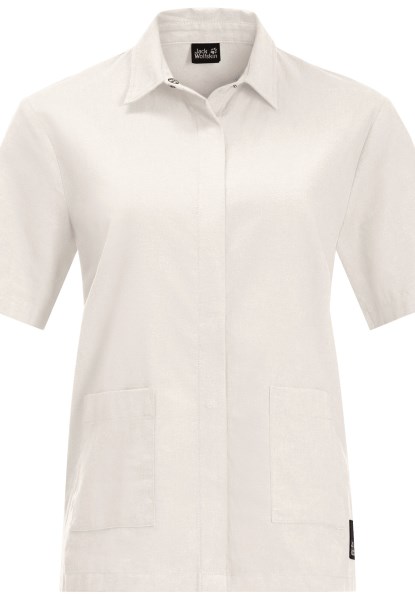 Jack Wolfskin Natuur Zomeroverhemd W Warm Katoen Wit