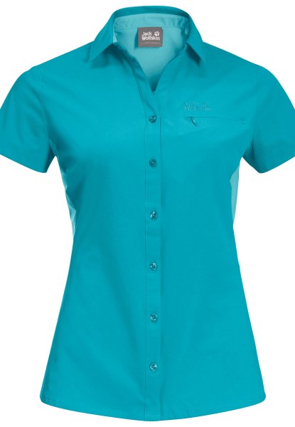 Donker Aqua Peak Overhemd Van Origine Jack Wolfskin