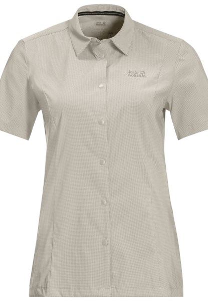 Origins Pack & Go Shirt W Jack Wolfskin Stoffig Grijs