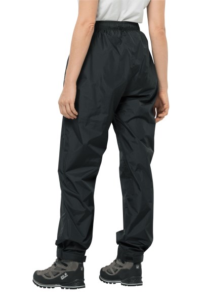Jack Wolfskin Regenbroek Nieuw Zwart