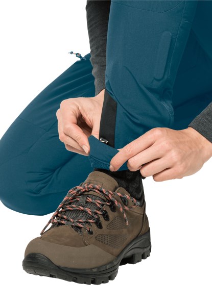 Jack Wolfskin Blauw Koraal Originele Salmaser Broek W