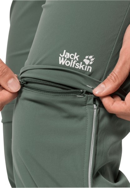 Fashion Jack Wolfskin Overland Zip Away W Hedge Groen