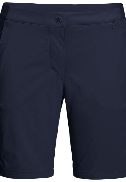 Nachtblauwe Hilltop Trailshort Met Beste Jack Wolfskin