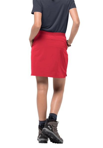 Collectie Jack Wolfskin Tulp Rood Hilltop Trail Skort W