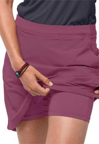 Hilltop Trail Skort W Violet Quartz Hot Jack Wolfskin