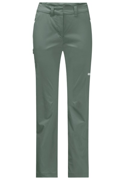 Hedge Green Overland Broek W Fashion Jack Wolfskin