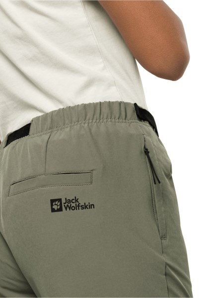 Stoffige Olijf Nieuwe Jack Wolfskin Winterwandelbroek W