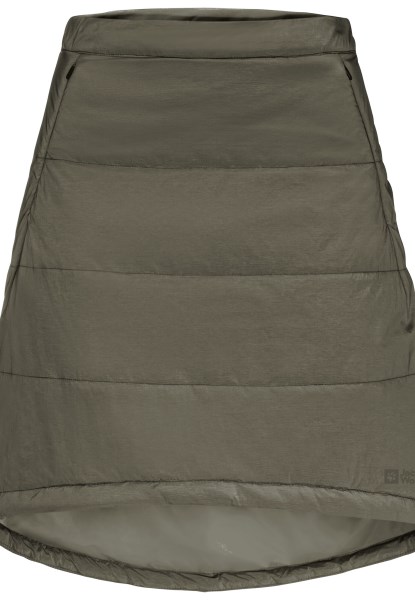 Stoffige Olijfgroene Alpengluehen Rok Met Jack Wolfskin-collectie