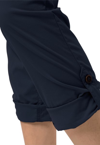 Jack Wolfskin Brands Desert Roll-up Pants W Nachtblauw