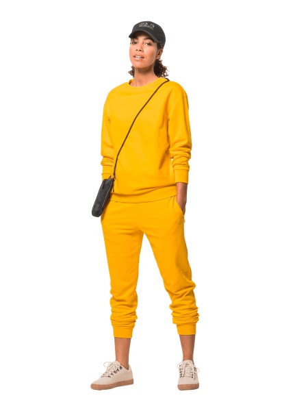 Nieuwe Jack Wolfskin Essential Joggingbroek W Potig Geel Xt