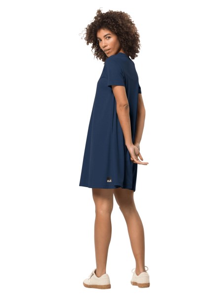 Fashion Jack Wolfskin Donker Indigo Nature Relief Jurk