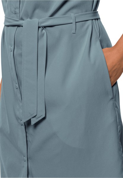 Collectie Jack Wolfskin Holiday Midi-jurk Teal Grey