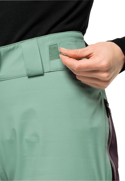 Jack Wolfskin Graniet Groen Nieuwe Alpspitze 3l Broek W