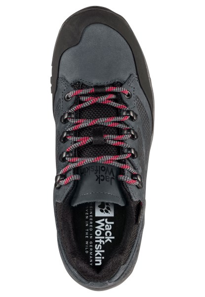 Grijs-rode Rebellie Texapore Low W Nieuwe Jack Wolfskin