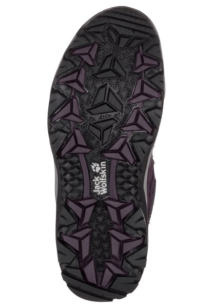 Fashion Vojo 3 Texapore Low W Jack Wolfskin Paarsgrijs