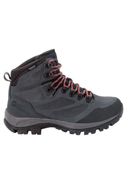 Collectie Rebellie Texapore Mid W Grijs-rood Jack Wolfskin