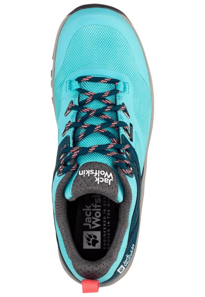 Jack Wolfskin Turkoois-koraal Rebelliegids Texapore Low W Origins