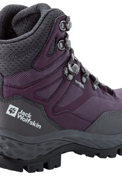 Paars-grijze Jack Wolfskin Beste Rebelliegids Texapore Mid W