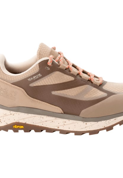 Beige-lichtbeige Terraventure Texapore Laag Jack Wolfskin Collecties