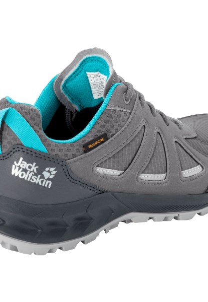 Origins Woodland 2 Texapore Low W Jack Wolfskin Grijs-lichtblauw