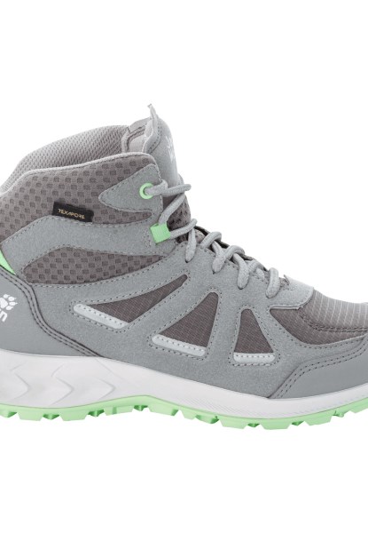Beste Donkergrijs-lichtgroen Bos 2 Texapore Mid W Jack Wolfskin