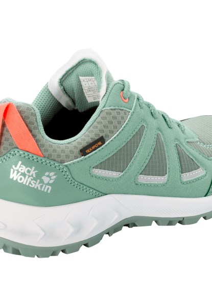 Forest 2 Texapore Low W Lichtgroen-witte Jack Wolfskin-collectie