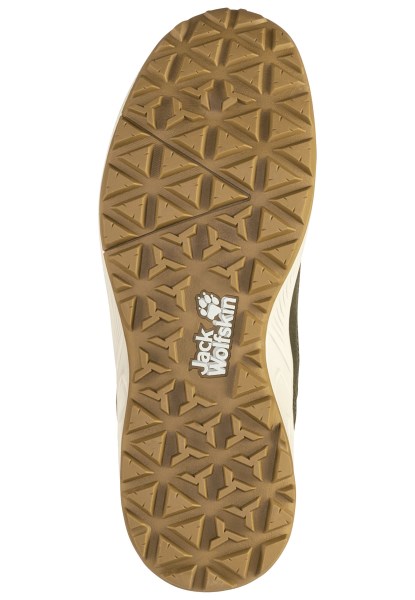 Kaki-grijze Queenstown Texapore Laars Met Merk Jack Wolfskin