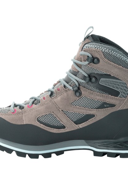 Jack Wolfskin Asfalt Grijs-roze Origineel Force Crest Texapore Mid W