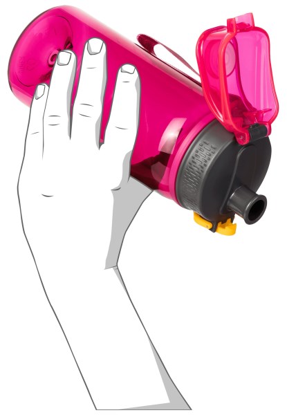Jack Wolfskin Kids Tritan Fles 0,5 Roze Pioen Merken