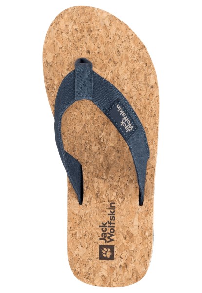 Blauw-kurk Merk Jack Wolfskin Ecostride 2 Pantoffel W
