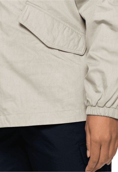 Reisjack Aan Het Meer Met Stoffige Grijze Jack Wolfskin-merken