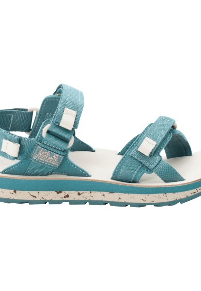 Blauwgrijs-roze Hot Outfresh Deluxe Sandaal Met Jack Wolfskin