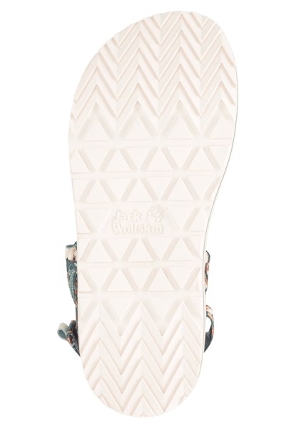 Origin Jack Wolfskin Outfresh Deluxe Sandaal W Groenblauw All Over