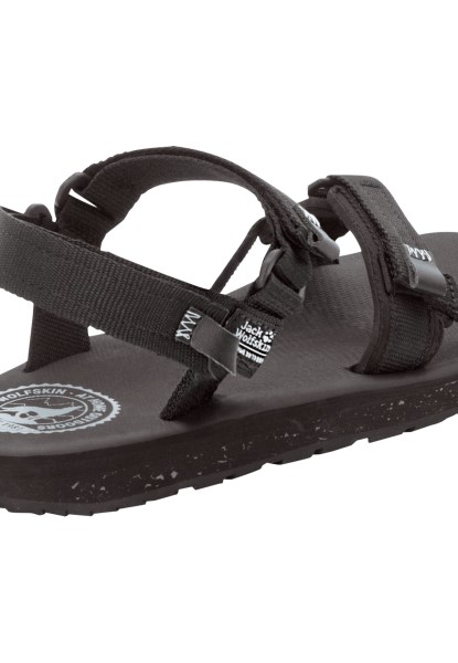 Outfresh Sandaal W Jack Wolfskin Origineel Zwart-lichtgrijs