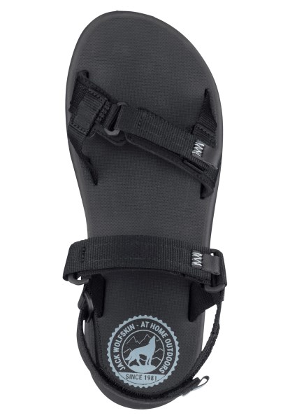 Outfresh Sandaal W Jack Wolfskin Origineel Zwart-lichtgrijs