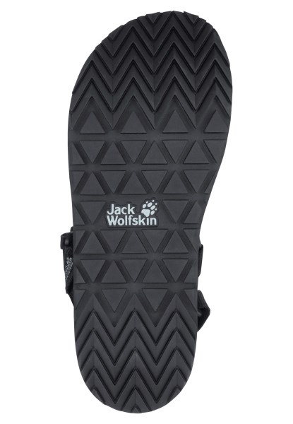 Outfresh Sandaal W Jack Wolfskin Origineel Zwart-lichtgrijs